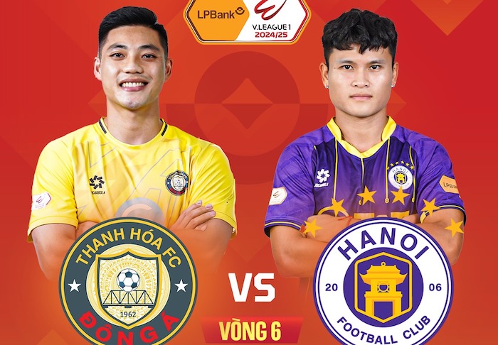 Thanh Hoa Club will face Hanoi FC in round 6 of V.League 2024-2025. Photo: FPT Play