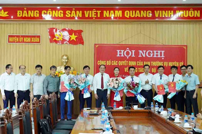 Hà Tĩnh luân chuyển, điều động nhiều cán bộ cấp địa phương