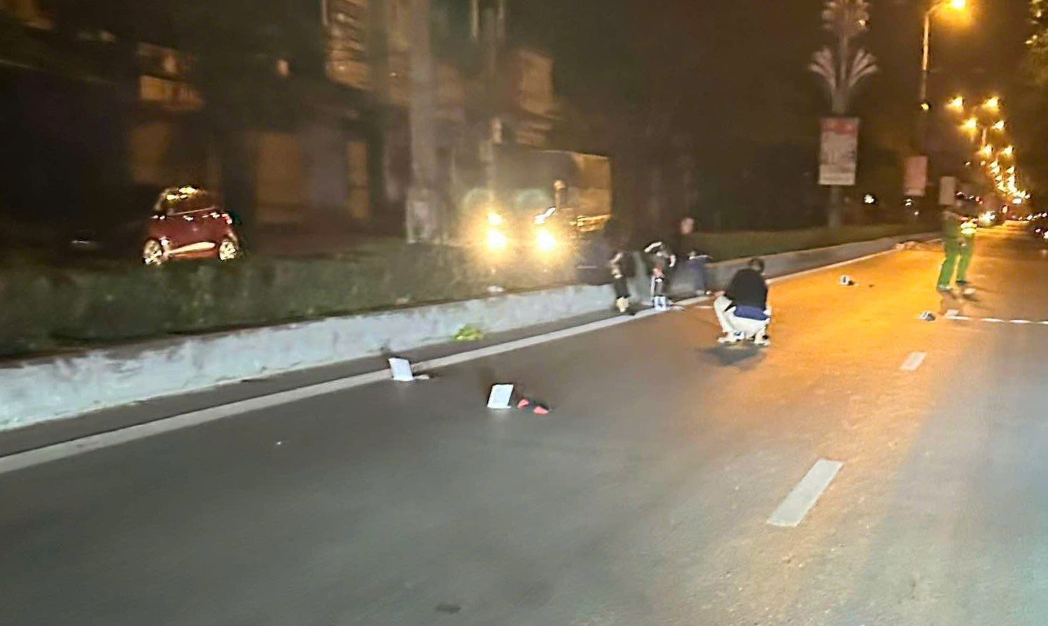 Accident scene. Photo: Hai Phong Traffic Safety Committee
