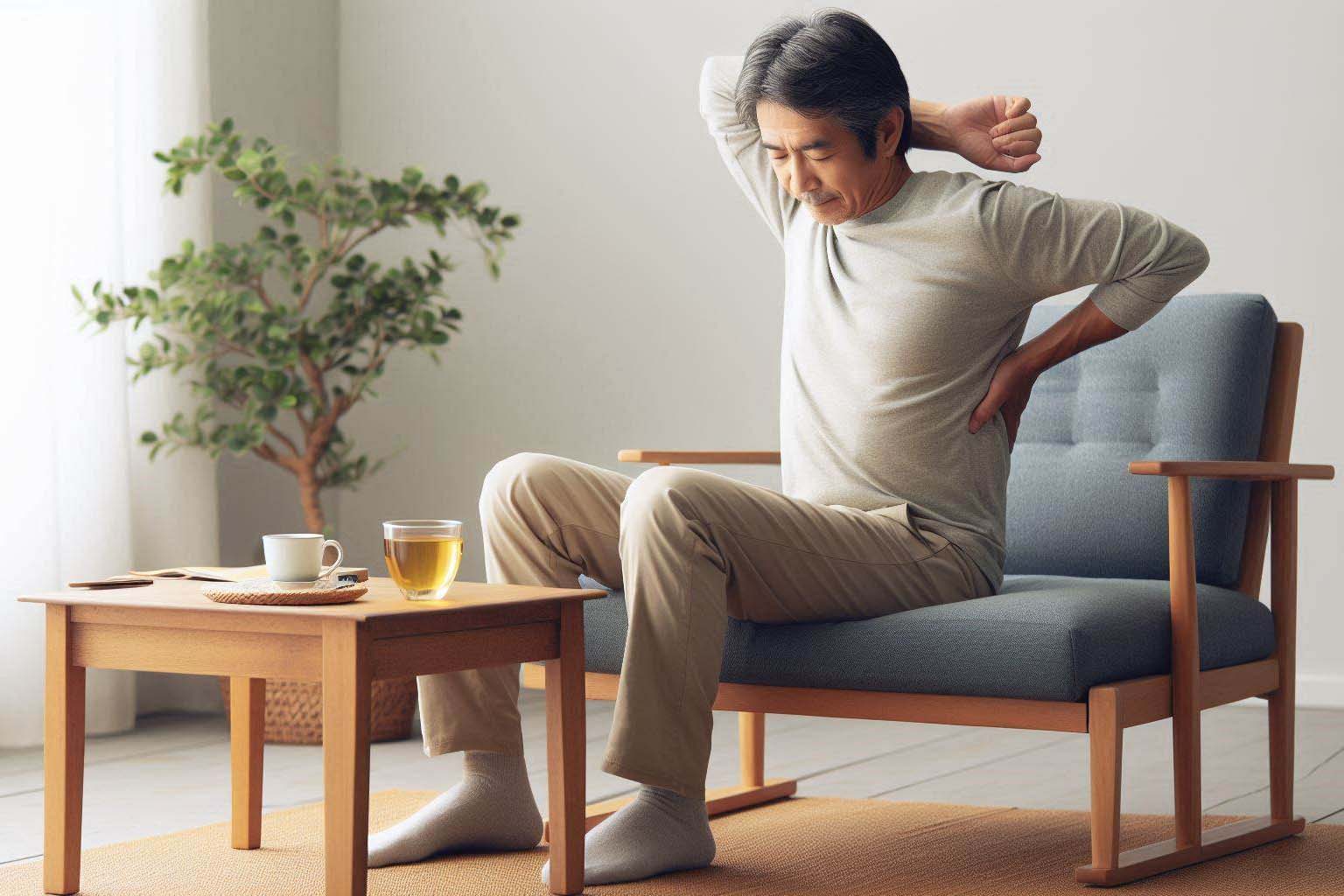 Reducing sitting time and standing up to move your body will help you reduce and prevent back pain. Photo: AI - Ngoc Thuy