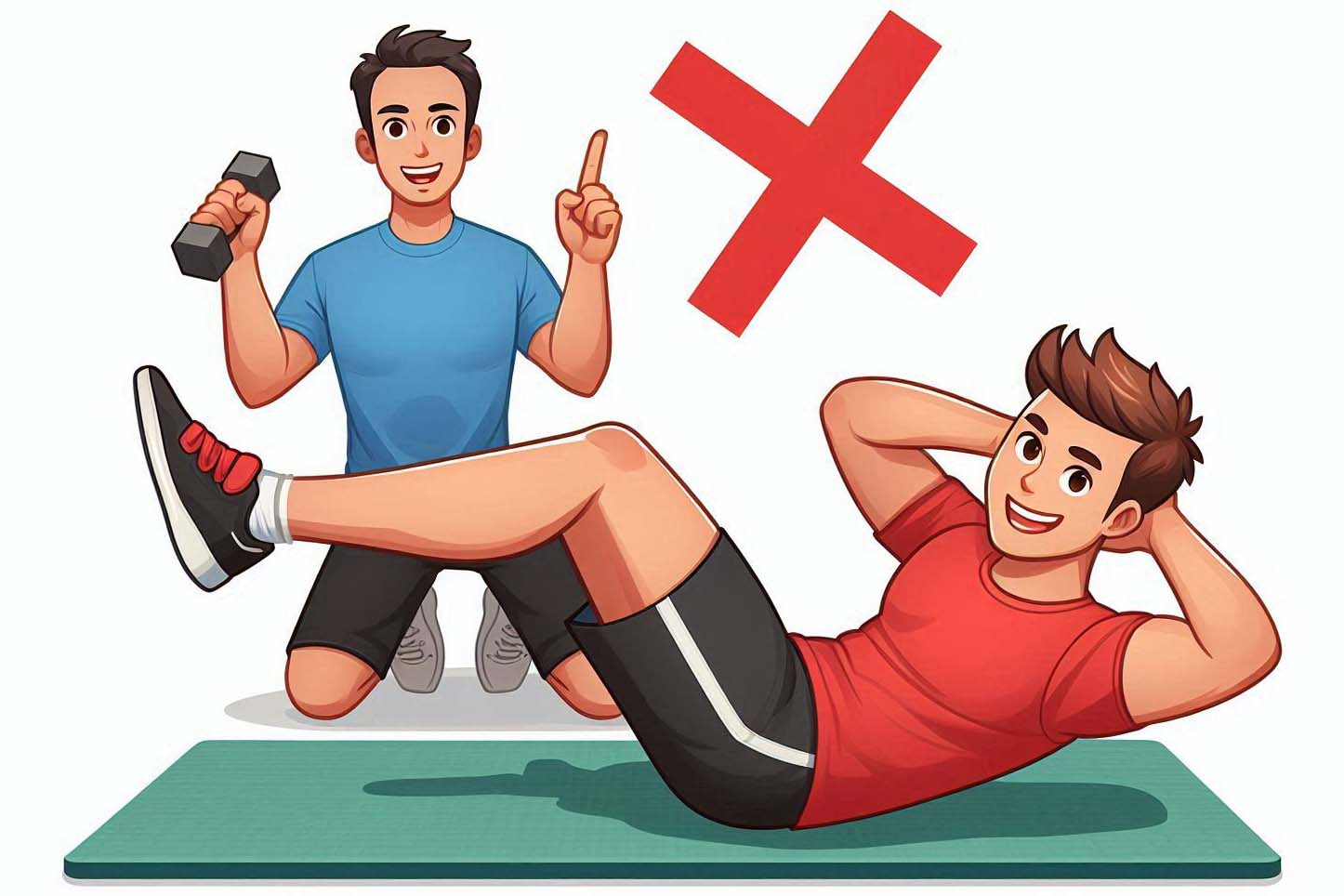 Sit-ups are good for the abdominal muscles but there are still some disadvantages to note. Photo - AI: Ngoc Thuy