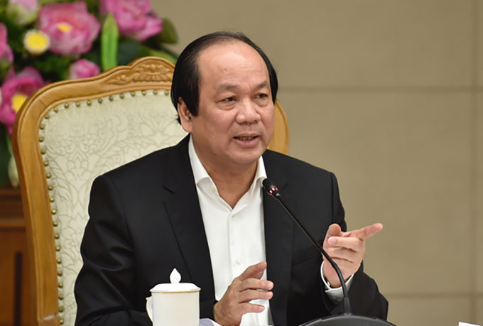 Ông Mai Tiến Dũng khi còn đương chức. Ảnh: VGP