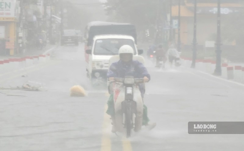 Heavy rain and very heavy rain are forecasted in Thua Thien Hue province. Photo: Phuc Dat.