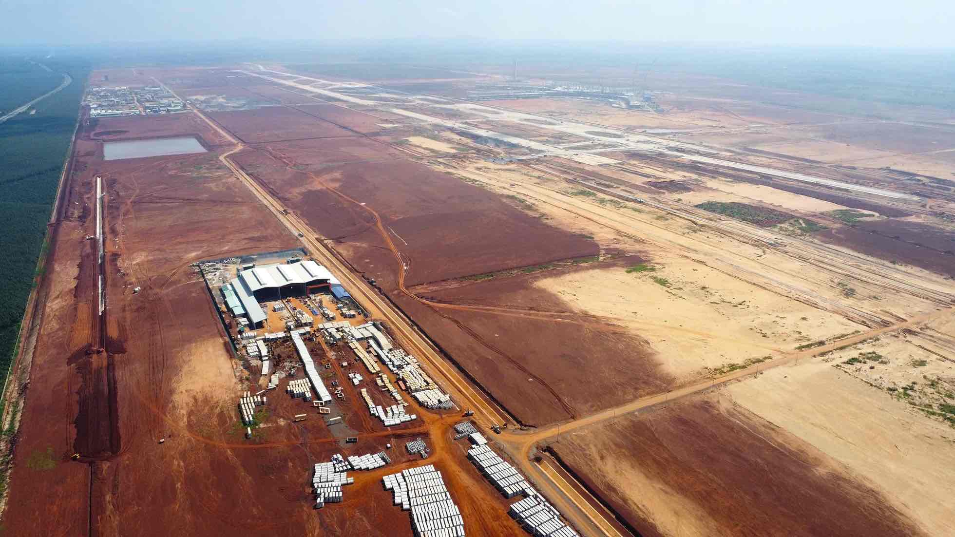 Long Thanh Airport covers an area of ​​5,000 hectares. Photo: HAC