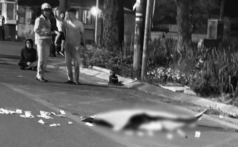 Accident scene. Photo: Duc Tam