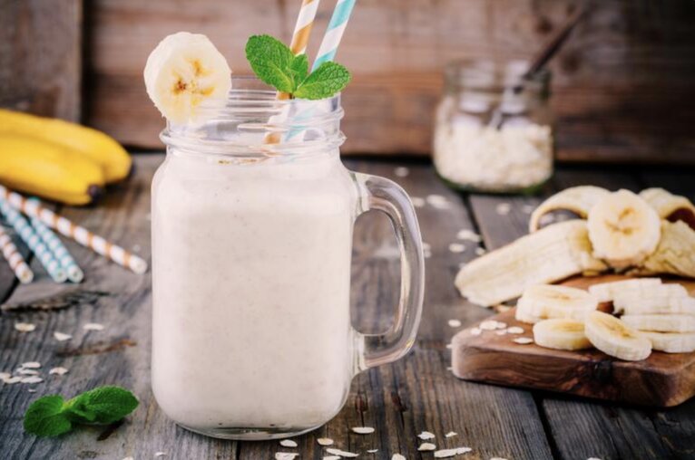 How to make oatmeal shake. Photo: According to Healthshots.