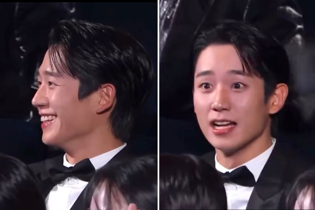 Bieu cam gay sot cua Jung Hae In o le trao giai Rong Xanh nam nay. Anh: Naver