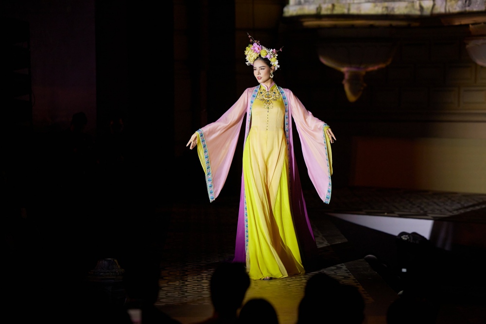 Supermodel Ky Han shows her professionalism when returning to the catwalk. Photo: Interviewee