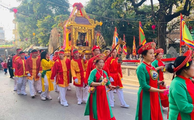 Van Phuc Craft Village Culture-Tourism-Trade Week 2024 officially opens. Photo: Organizing Committee
