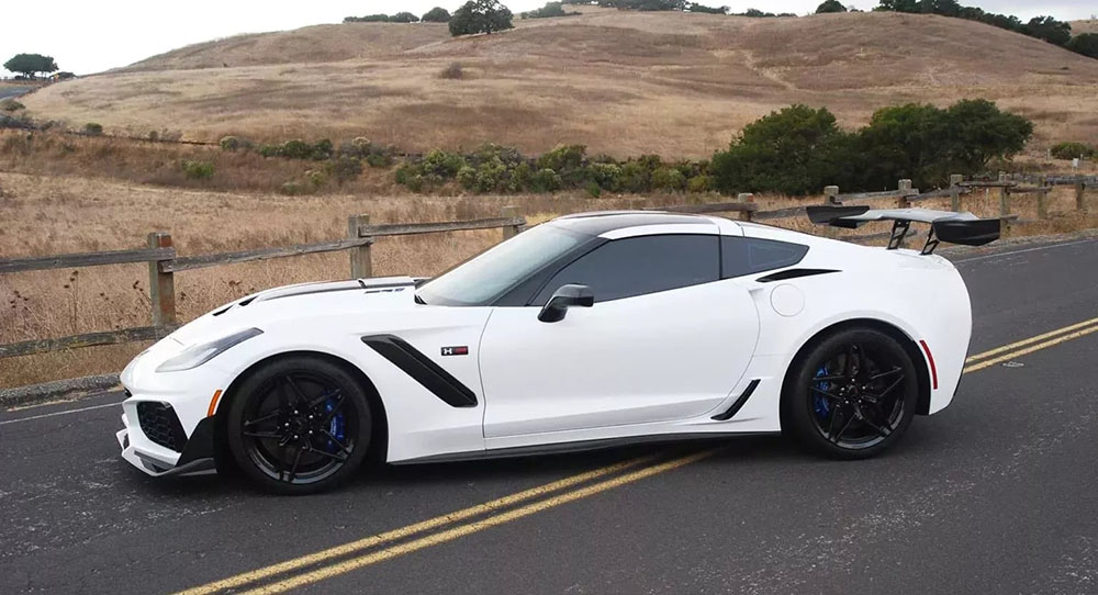 Close-up of the 2019 Chevrolet Corvette ZR1. Photo: Chevrolet