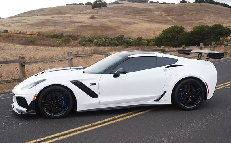 Close-up of the 2019 Chevrolet Corvette ZR1. Photo: Chevrolet