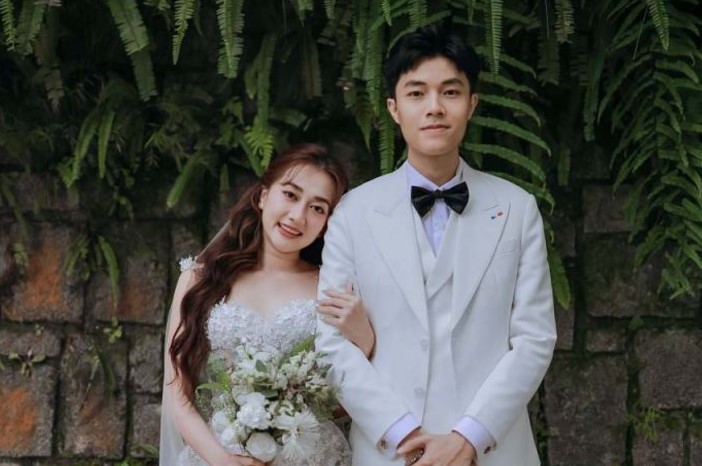 Phuong Lan and Phan Dat broke up after 1 year of marriage due to different views on life. Photo: Facebook character