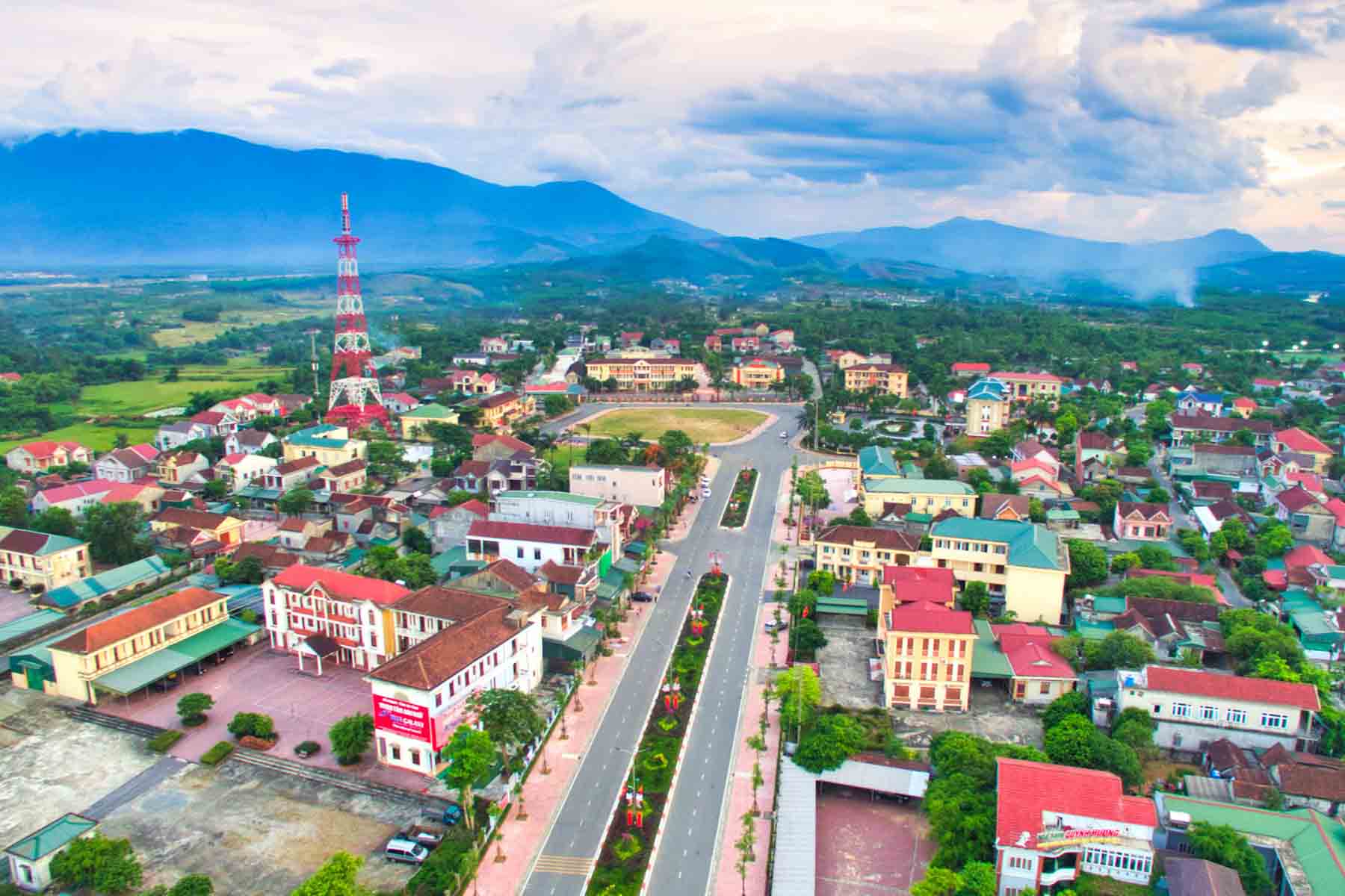 Ky Anh town is about to become a city. Photo: Manh Hai.