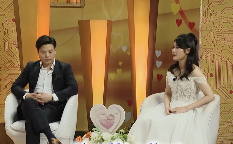 The couple at the show "Newlyweds". Photo: Producer.