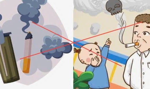 Cấm các loại thuốc lá điện tử, thuốc lá nung nóng từ 2025. Đồ họa: Hương Giang