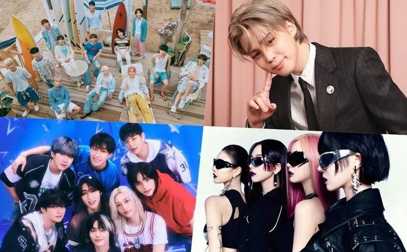 Seventeen, Jimin BTS, aespa, NewJeans achieve good results on Billboard. Photo: AllKPop.