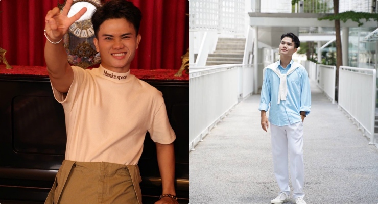 The actor who is passionate about creating content is known as "Square Face". Photo: Character provided.