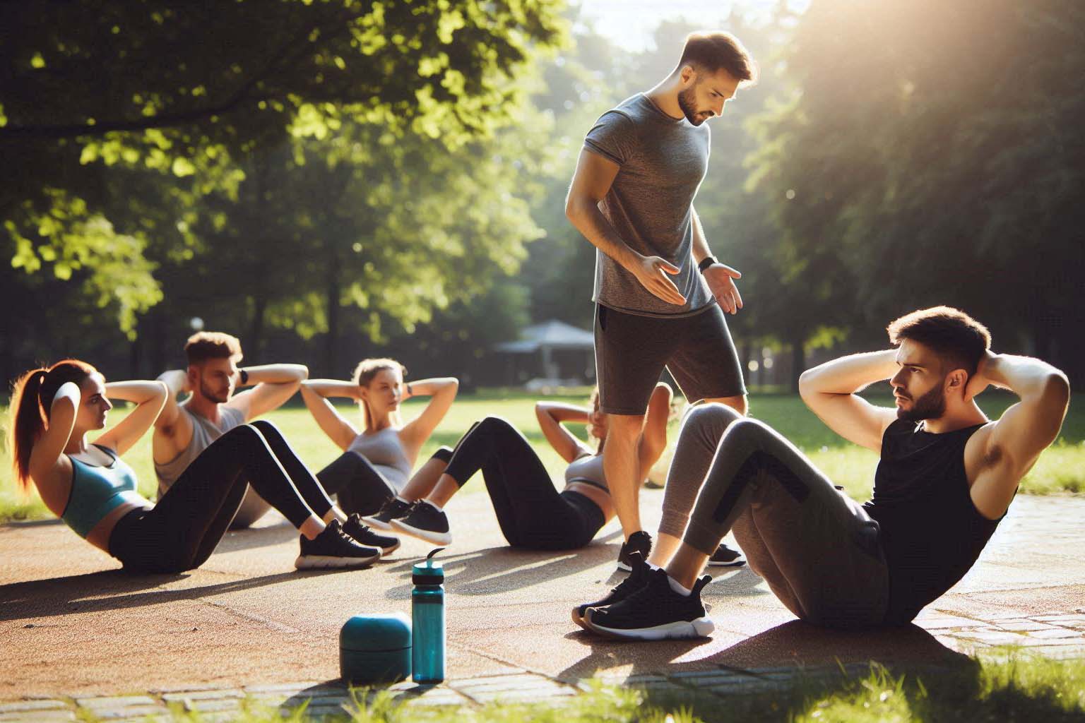 Crunches are important for improving overall fitness, but you shouldn't rely on just one type of exercise to burn calories. Photo - AI: Ngoc Thuy