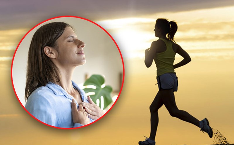4 correct breathing techniques to help reduce fatigue when running and exercising. Graphics: Tuan Anh.