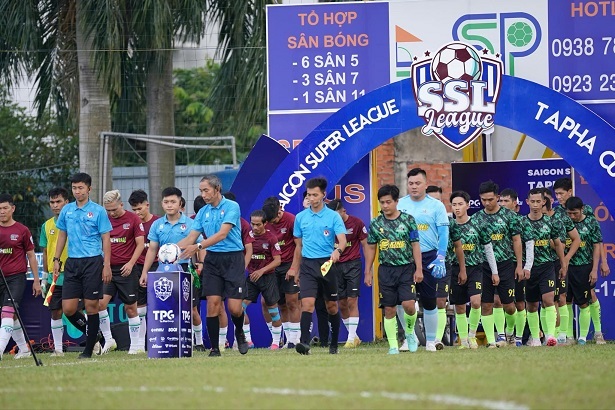 Saigon Super League - Ta Pha cup được xem là giải bóng đá phong trào sân 11 người hàng đầu tại TP.HCM. Ảnh: BTC