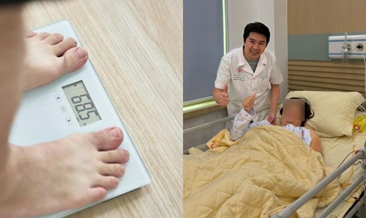 Người phụ nữ giảm cân thành công sau phẫu thuật. Ảnh: Nhân vật cung cấp