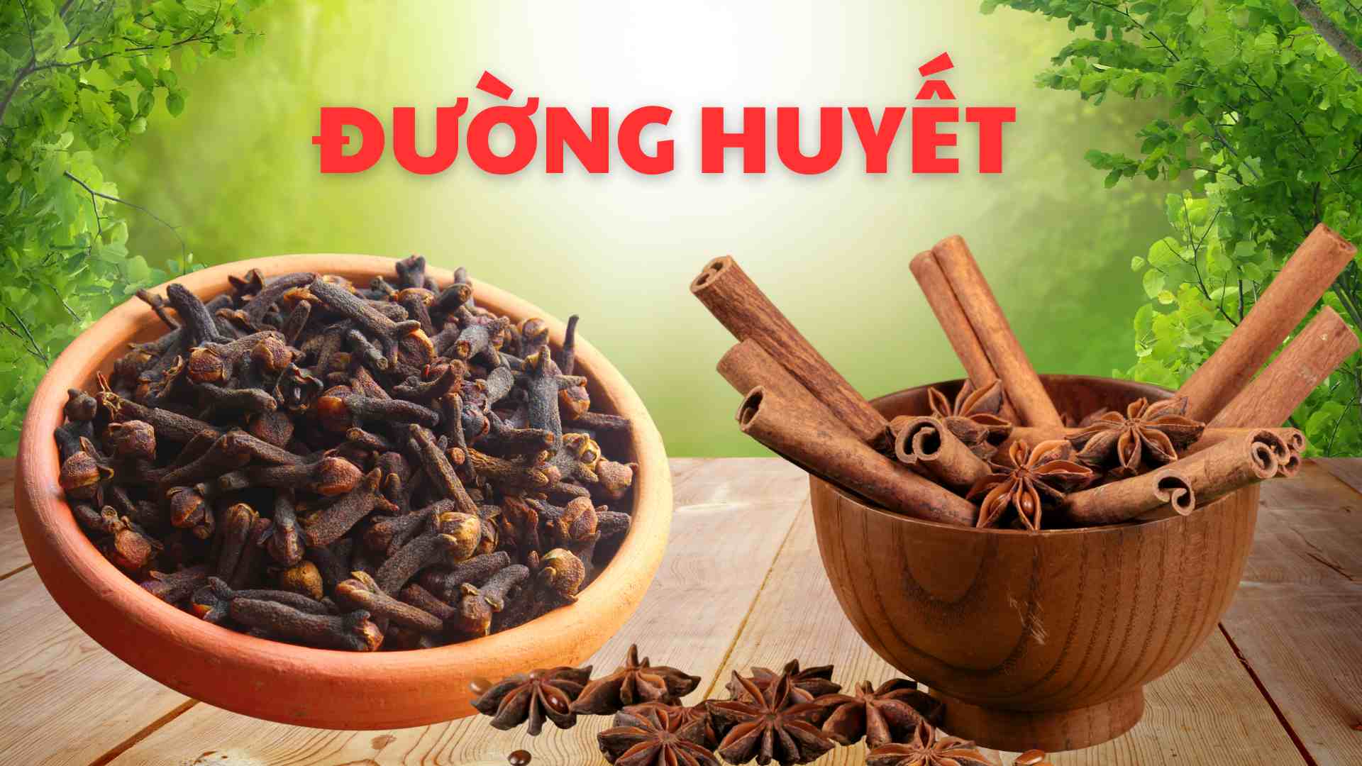 2 natural ingredients help limit high blood sugar. Graphic photo: Khanh Ngoc