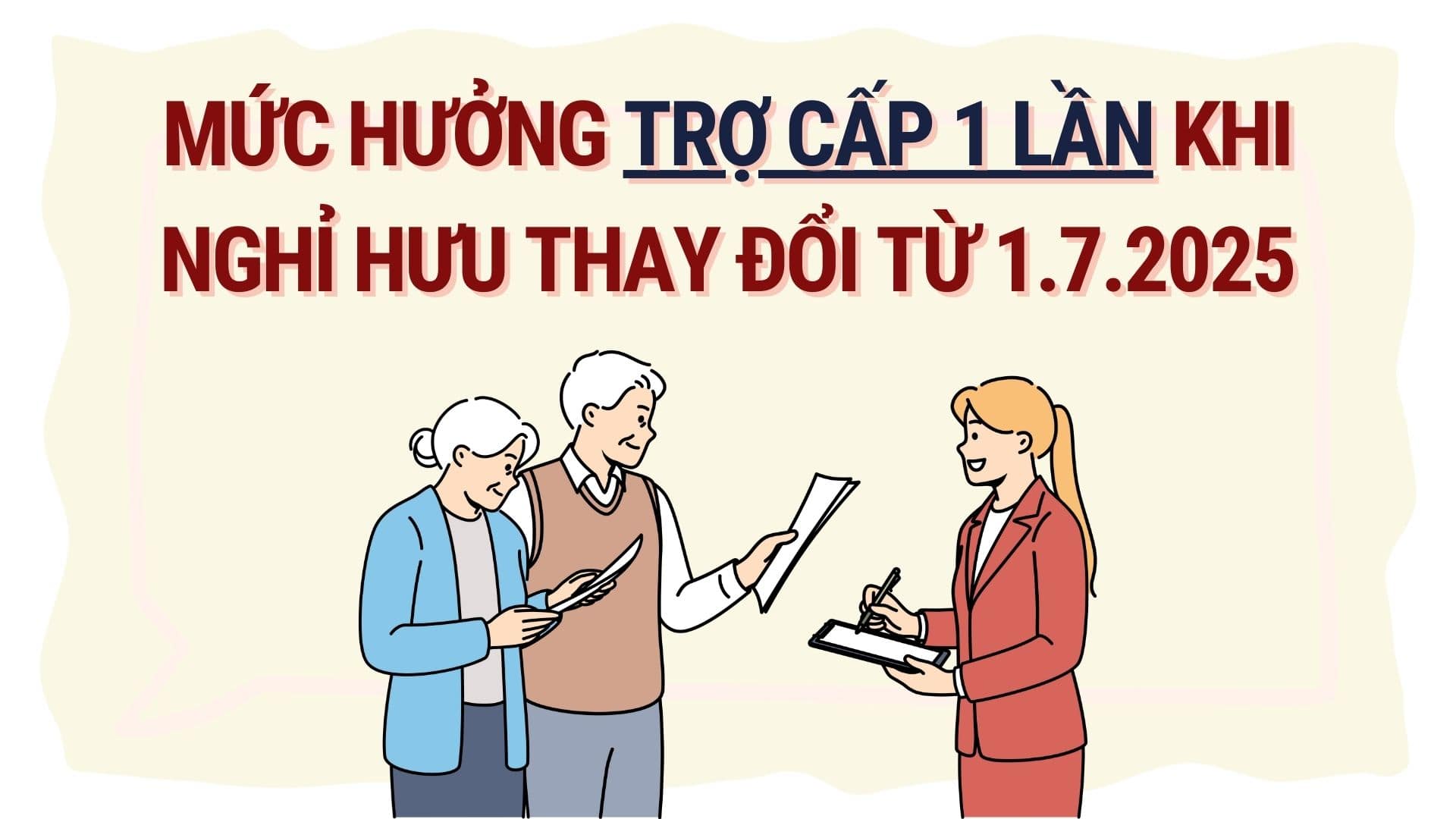 What will be the new level of lump sum retirement benefits? Graphics: Hoang Le