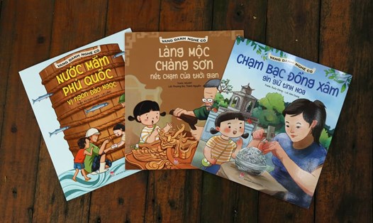 Bộ truyện tranh "Vang danh nghề cổ" chính thức ra mắt độc giả Việt. Ảnh: Nhà xuất bản