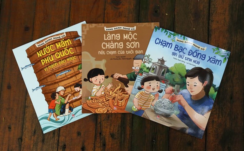 The comic book series "Vang danh gia co gia" has officially been released to Vietnamese readers. Photo: Publishing House