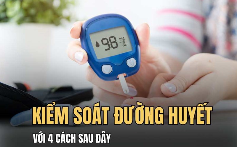 4 methods that can help control blood sugar effectively. Graphics: Hai Ly