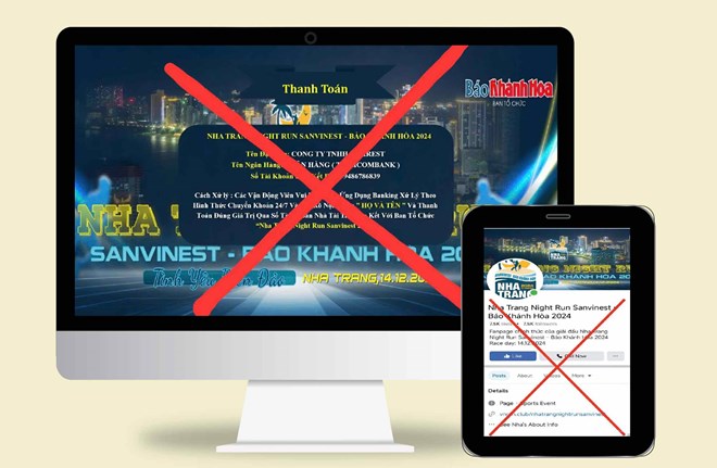 People need to be vigilant against scams impersonating entertainment programs on social networks. Photo: Information Security Department.