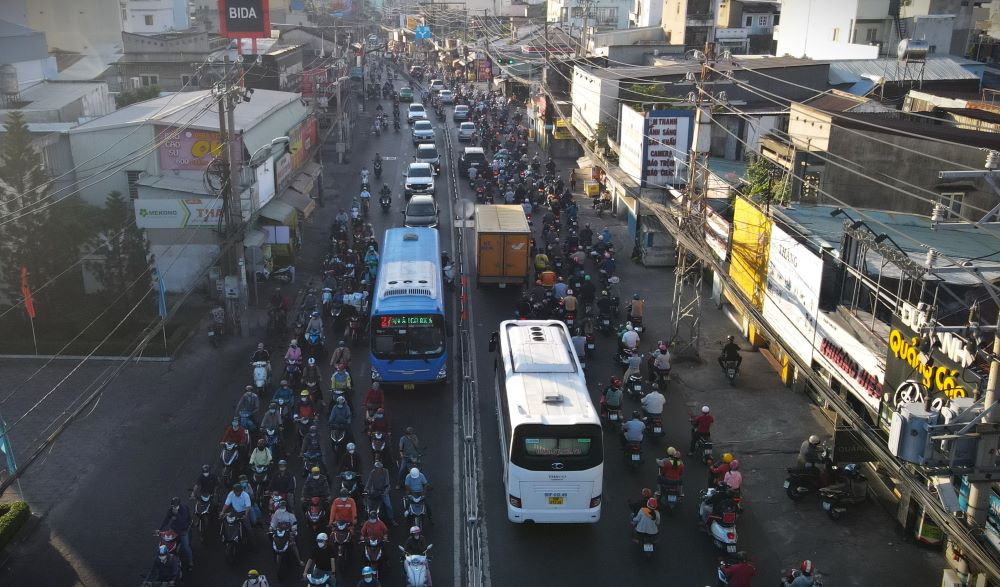 Duong Truong Chinh se duoc mo rong len 60m de xoa un tac. Anh: Anh Tu