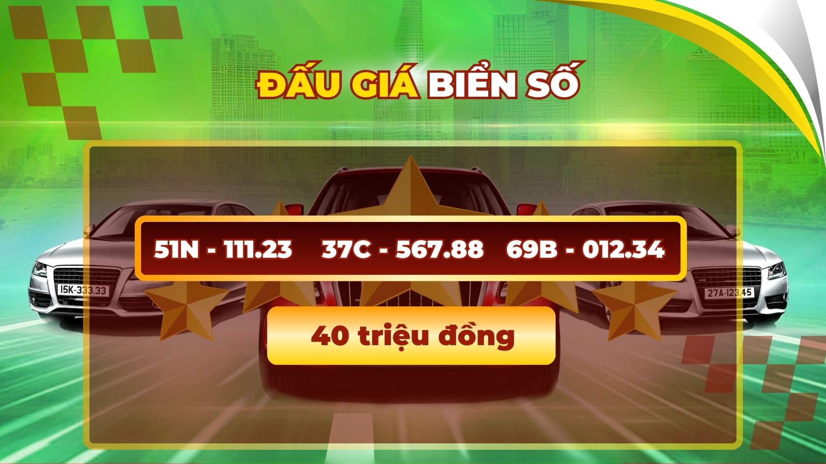 Number plates drop sharply in price in auction on November 4