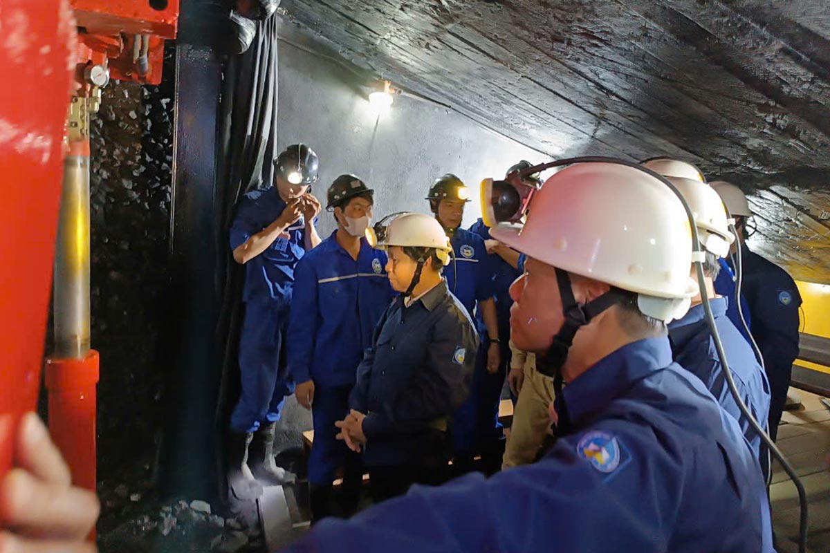 Vocational training conference at Vietnam College of Coal and Minerals, Hoanh Bo Training Branch, Ha Long City, Quang Ninh Province. Photo: Minh Phuong