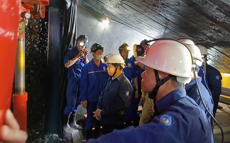Vocational training conference at Vietnam College of Coal and Minerals, Hoanh Bo Training Branch, Ha Long City, Quang Ninh Province. Photo: Minh Phuong