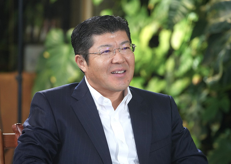 Ong Tsutomu Nara - Tong Giam doc Cong ty Ajinomoto Viet Nam (Anh: Huu Hanh).