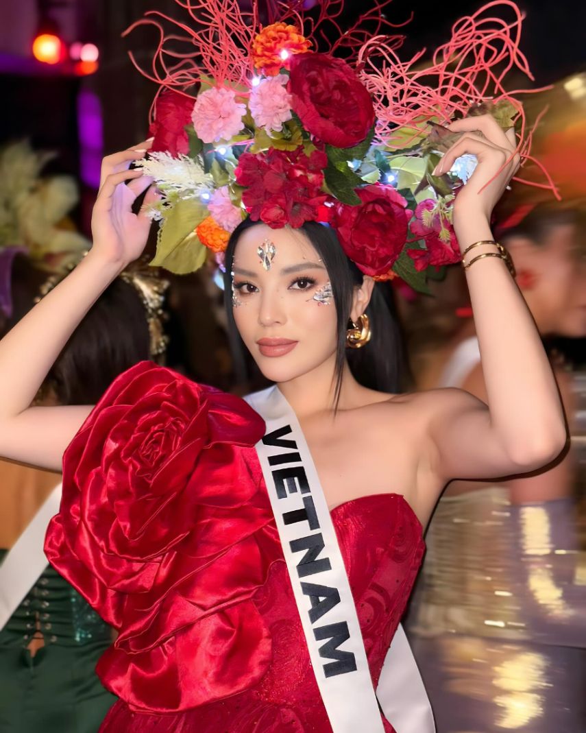 Nguyen Cao Ky Duyen la dai dien cua Viet Nam tham du Miss Universe. Anh: Miss Universe