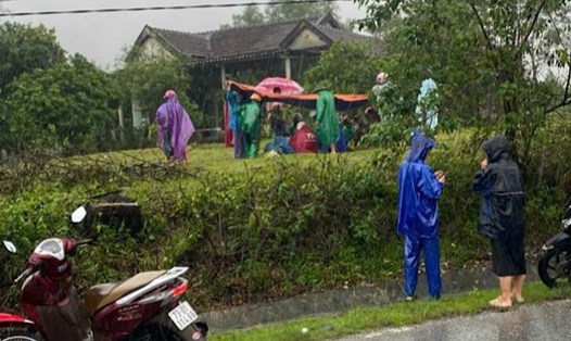 Hiện trường vụ việc. Ảnh: N. Bằng
