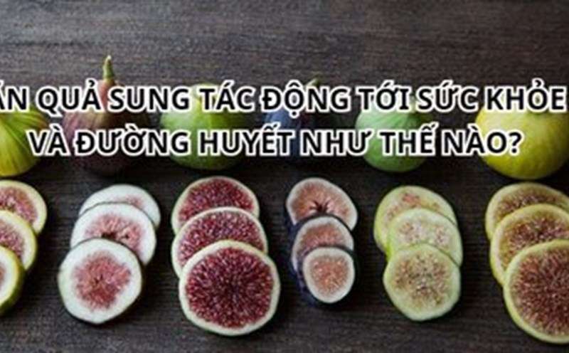 Figs are rich in nutrients and have a positive effect on blood sugar.