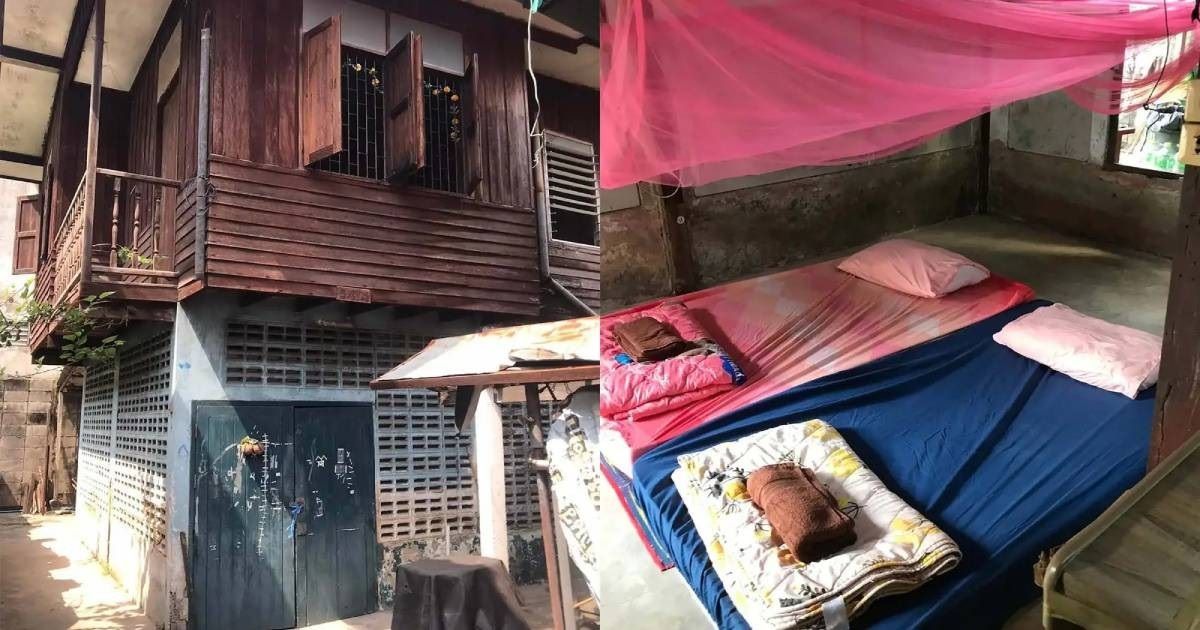 The ancient-style wooden house is popular with tourists in Thailand. Photo: Airbnb