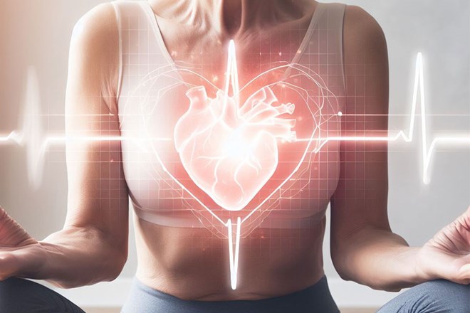 Early detection of cardiovascular risks in women can significantly improve treatment outcomes and prevent disease effectively. Photo - AI: Thien Nhan