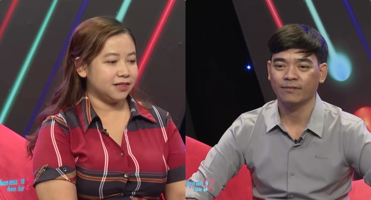 Couple at "You want to date". Photo: Producer