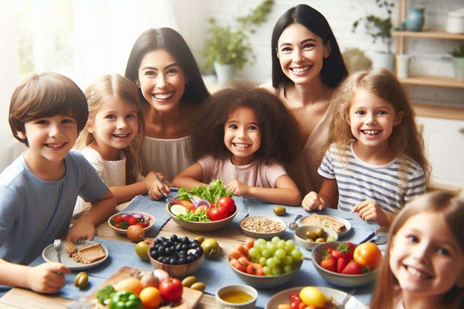 Parents' behavior significantly affects their children's mental health. Photo - AI: Ngoc Thuy