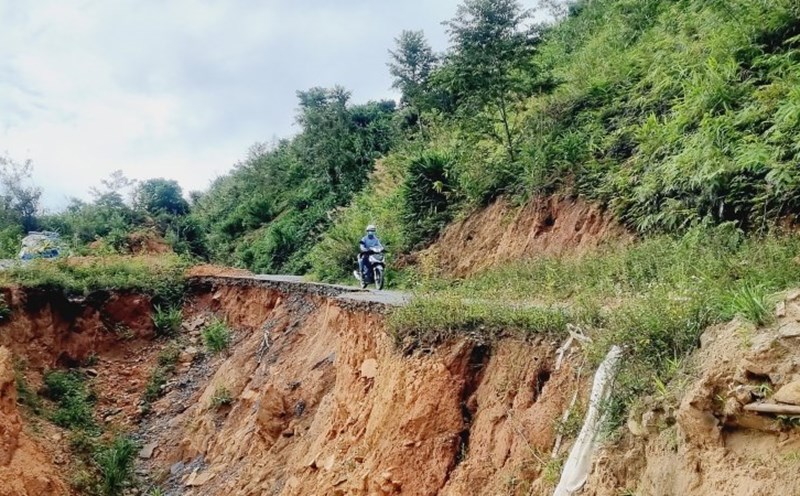 Quang Nam warns of flash floods and inundation after heavy rains from now until November 8. Photo: Nguyen Hoang