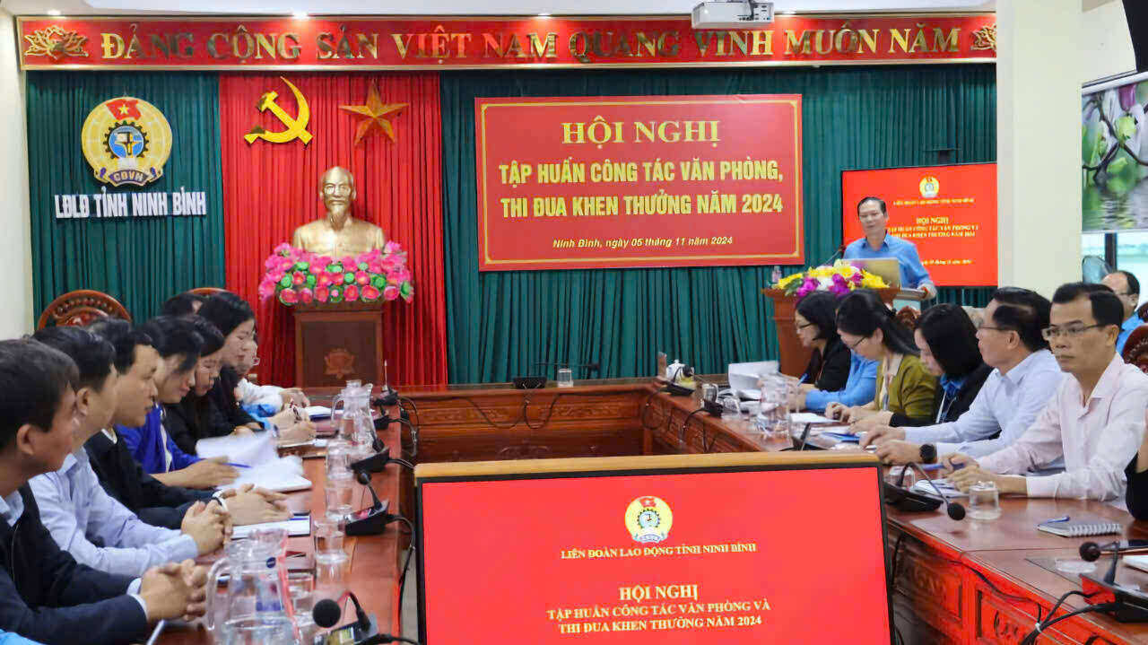 Delegates attending the training conference. Photo: Nguyen Truong