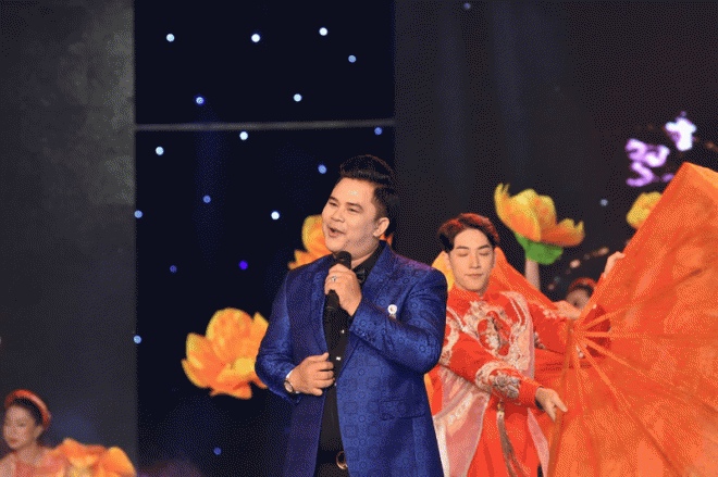 Singer Le Quoc Khang. Photo: Provided by the program.