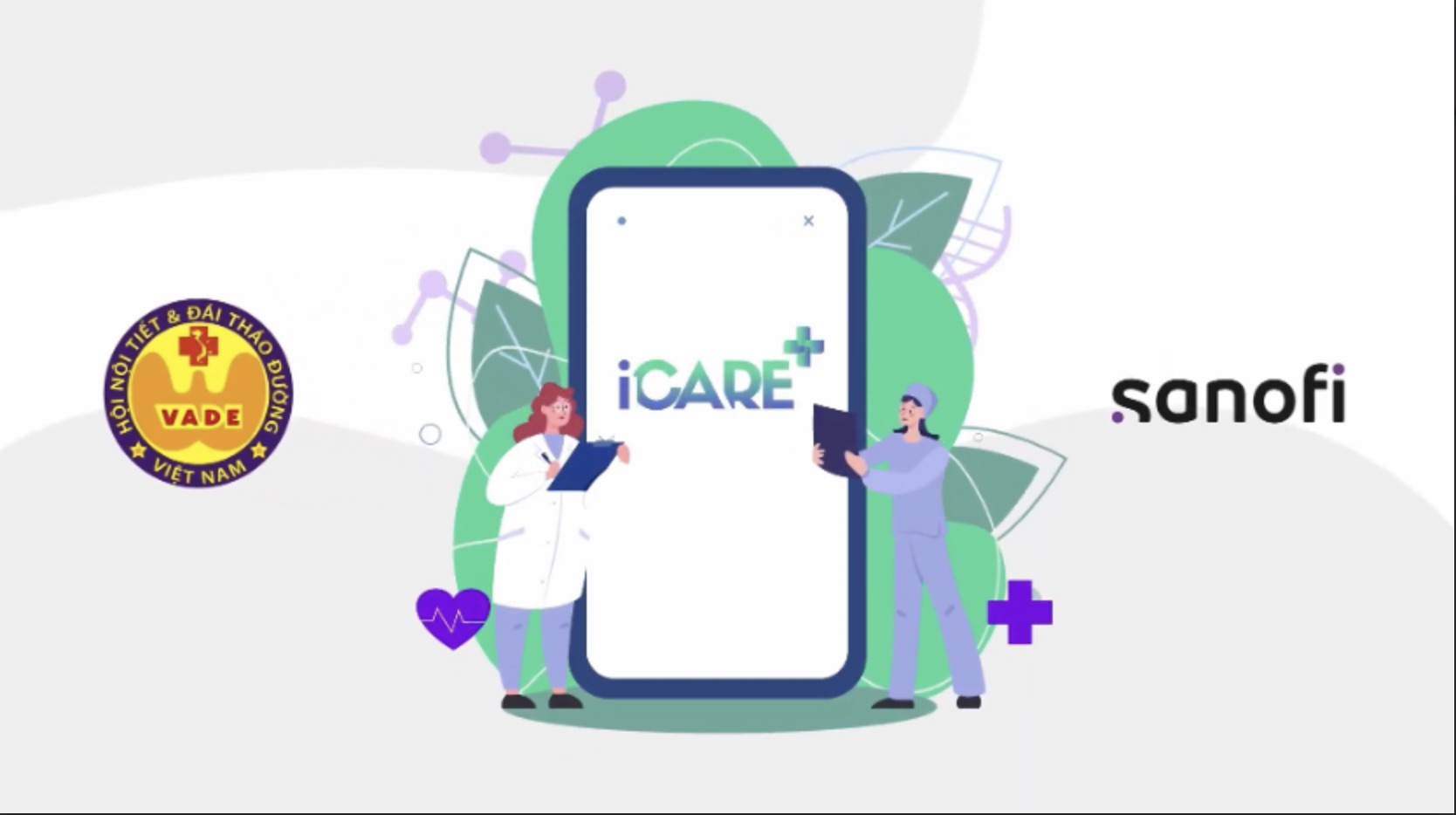 The iCare+ application helps patients easily and effectively control diabetes. Photo: HDTDVN