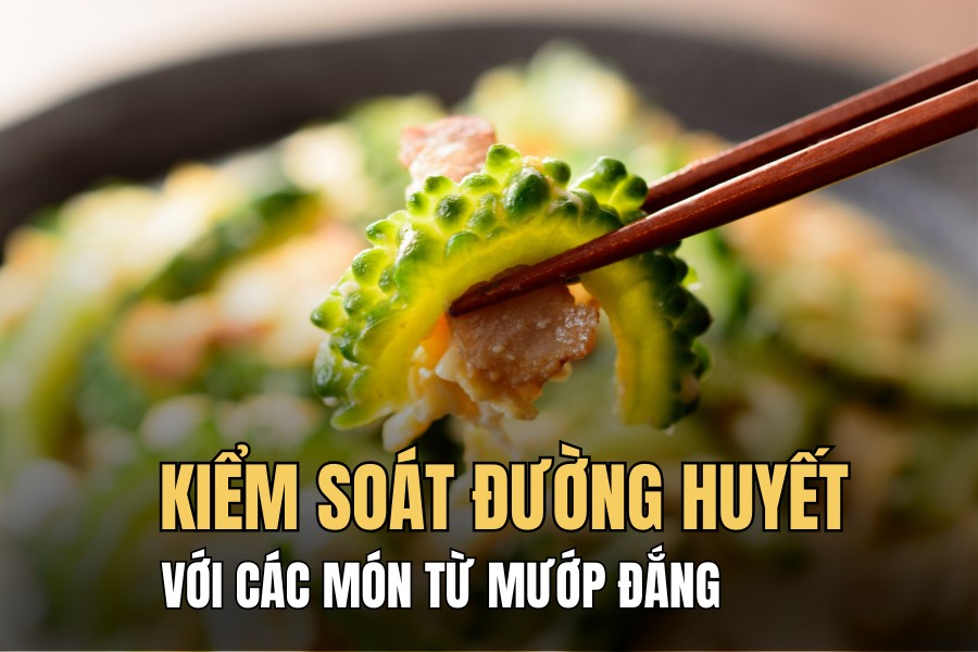 Bitter melon dishes help stabilize blood sugar. Graphics: Hoai Lan