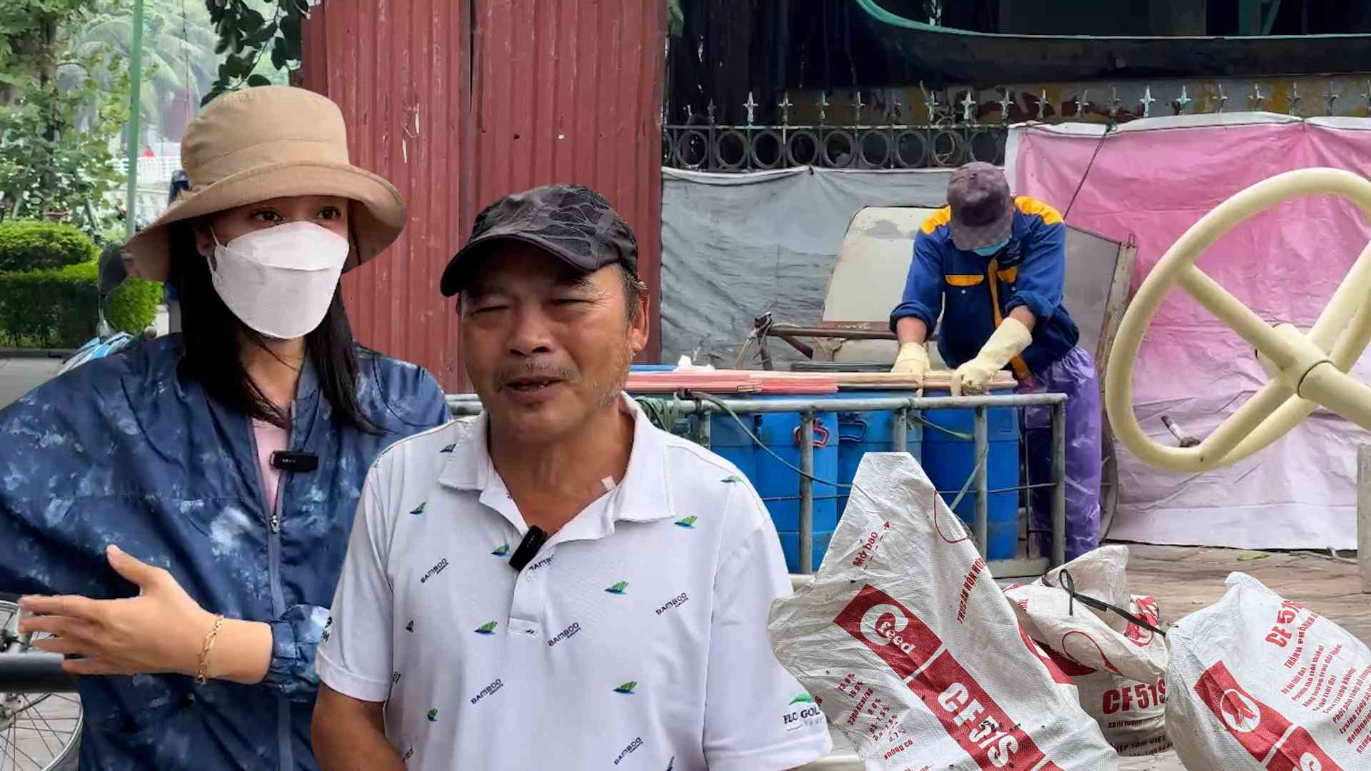 Sick of the stench at the fish processing site on West Lake