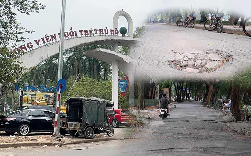 280 billion VND park from hope to ruin in the middle of Hanoi